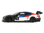 BMW M4 GT3 #1 White with Black Blue and Red Graphics "GT Racing" Series 1/24 Diecast Model Car by Motormax-3