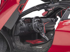 Mclaren 720S Memphis Red Metallic with Black Top and Carbon Accents 1/18 Model Car by Autoart-2
