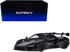 Mclaren Senna Stealth Cosmos Black with Carbon Accents 1/18 Model Car by Autoart-0
