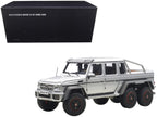 Mercedes G63 AMG 6X6 Silver 1/18 Model Car by Autoart-0