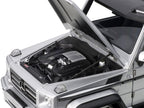 Mercedes Benz G500 4X4 2 Silver 1/18 Model Car by Autoart-1
