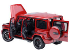2019 Mercedes-Benz AMG G63 Cardinal Red Metallic 1/18 Model Car by Autoart-1