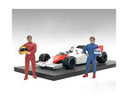 "Racing Legends" 80's Figures A and B Set of 2 for 1/18 Scale Models by American Diorama-0