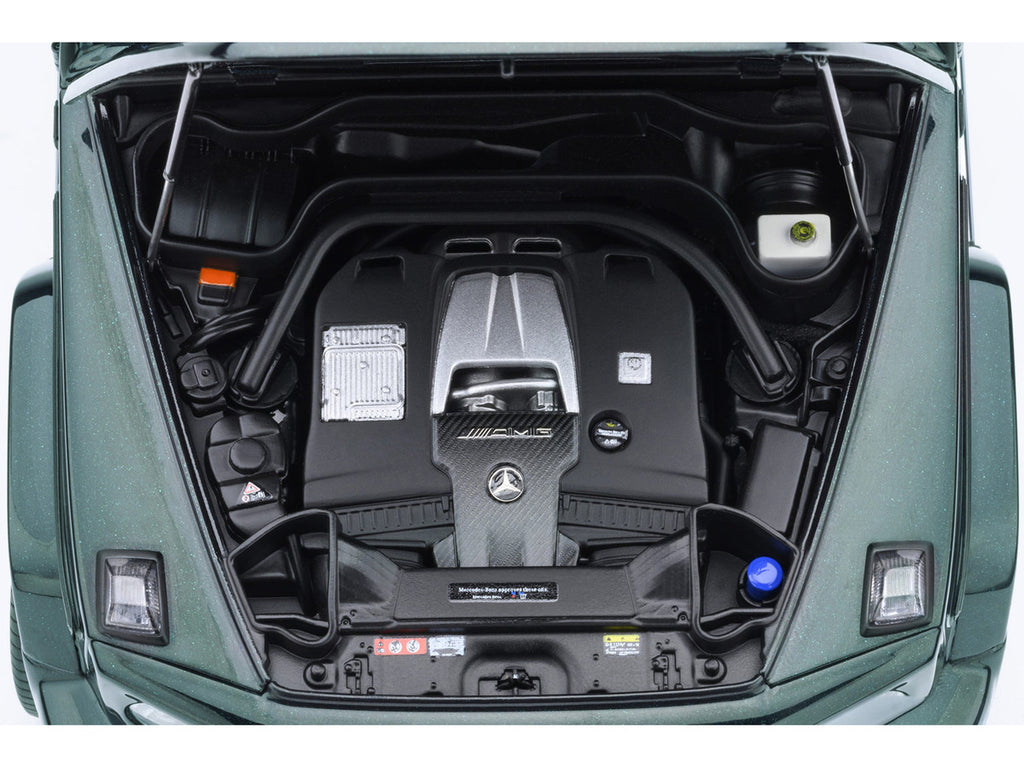 2019 Mercedes-Benz AMG G63 Emerald Green Metallic 1/18 Model Car by Autoart-3