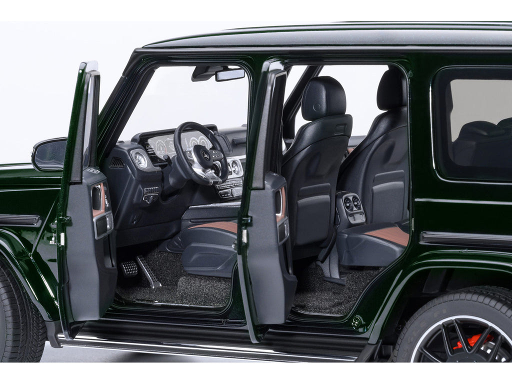 2019 Mercedes-Benz AMG G63 Emerald Green Metallic 1/18 Model Car by Autoart-1