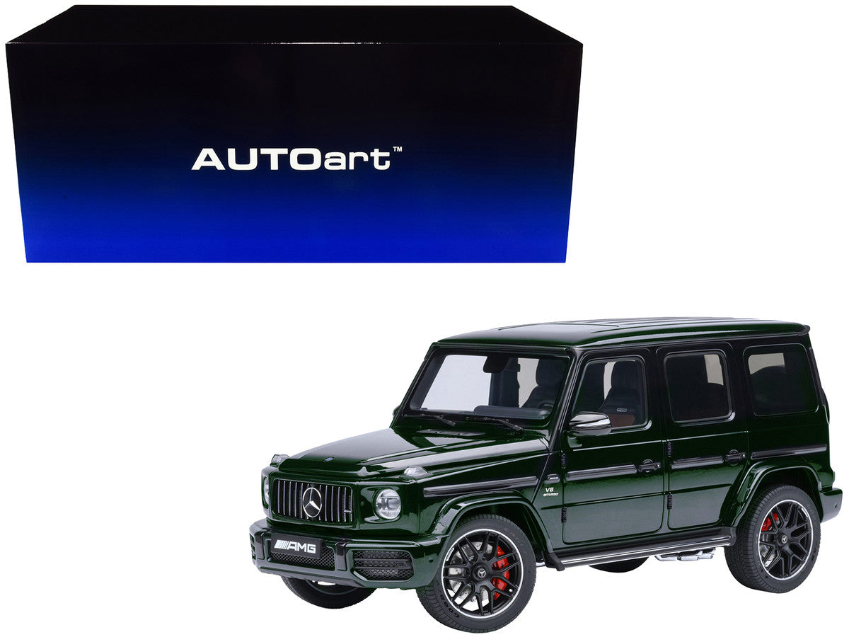 2019 Mercedes-Benz AMG G63 Emerald Green Metallic 1/18 Model Car by Autoart-4