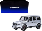 2019 Mercedes-Benz AMG G63 Iridium Silver Metallic 1/18 Model Car by Autoart-4