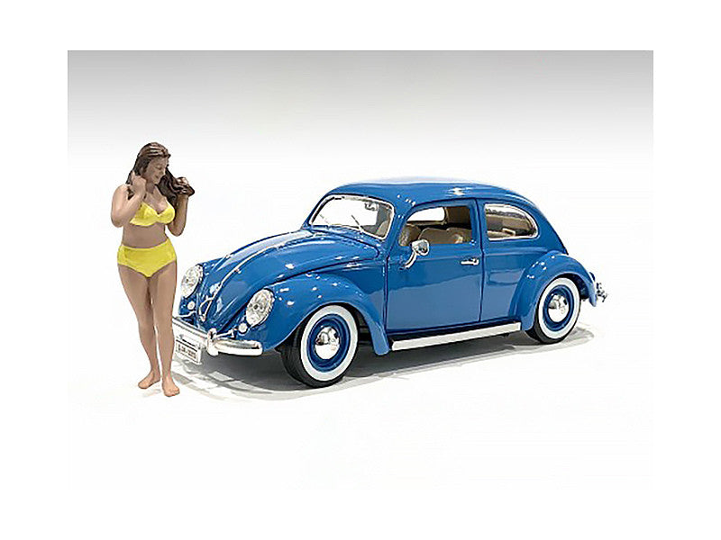 Beach Girl Amy Figurine for 1/24 Scale Models by American Diorama-0