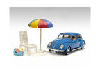 "Beach Girls" Accessories (Beach Chair and Beach Umbrella and Duffle Bag) for 1/24 Scale Models by American Diorama-0
