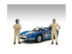 "Racing Legends" 60's Set of 2 Diecast Figures for 1/43 Scale Models by American Diorama-0