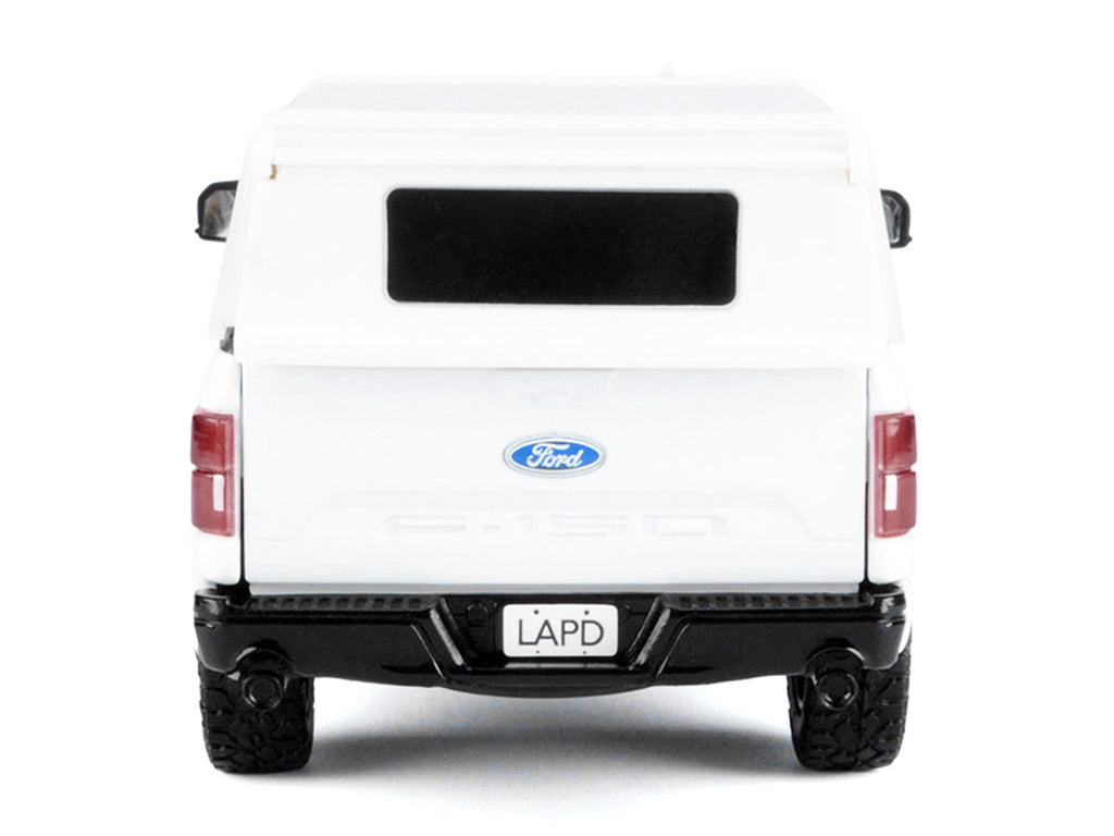 2019 Ford F-150 Lariat Crew Cab Pickup Truck "Los Angeles Police Department Bomb Squad" White "Law Enforcement and Public Service" Series 1/27 Diecast Model Car by Motormax-1