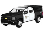 2017 Chevrolet Silverado 1500 LT Z71 Crew Cab Pickup Truck "Los Angeles Police Department" Black and White "Law Enforcement and Public Service" Series 1/27 Diecast Model Car by Motormax-1