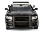 2023 Dodge Charger Pursuit Police Car "California Highway Patrol" Black and White "Law Enforcement and Public Service" Series 1/24 Diecast Model Car by Motormax-3