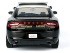 2023 Dodge Charger Pursuit Police Car "California Highway Patrol" Black and White "Law Enforcement and Public Service" Series 1/24 Diecast Model Car by Motormax-2