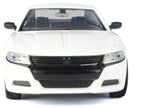 2023 Dodge Charger Pursuit Police Car White "Custom Builder's Kit - Law Enforcement and Public Service" Series 1/24 Diecast Model Car by Motormax-2