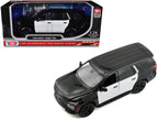 2025 Chevrolet Tahoe PPV Black and White "Custom Builder's Kit - Law Enforcement and Public Service" Series 1/24 Diecast Model Car by Motormax-4