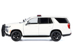 2025 Chevrolet Tahoe PPV White "Custom Builder's Kit - Law Enforcement and Public Service" Series 1/24 Diecast Model Car by Motormax-2