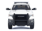 2019 RAM 1500 Laramie Crew Cab Pickup Truck with Truck Bed Camper White "Custom Builder's Kit" Series 1/27 Diecast Model Car by Motormax