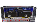 2019 Ford F-150 Lariat Crew Cab Pickup Truck Unmarked Plain Black "Law Enforcement and Public Service" Series 1/24 Diecast Model Car by Motormax-0