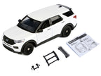 2022 Ford Police Interceptor Utility Unmarked White "Builder's Kit" "Law Enforcement and Public Service" Series 1/24 Diecast Model Car by Motormax-0