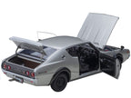 Nissan Skyline 2000GT-R (KPGC110) RHD (Right Hand Drive) Silver Metallic 1/18 Model Car by Autoart-1