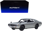 Nissan Skyline 2000GT-R (KPGC110) RHD (Right Hand Drive) Silver Metallic 1/18 Model Car by Autoart-0