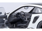 Porsche 911 (991.2) GT3 RS Weissach Package White with Carbon Hood and Top 1/18 Model Car by Autoart-1