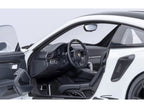 Porsche 911 (991.2) GT3 RS Weissach Package White with Carbon Hood and Top 1/18 Model Car by Autoart