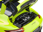Porsche 911 (991.2) GT2 RS Weissach Package Acid Green with Carbon Stripes 1/18 Model Car by Autoart-3