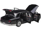 Toyota Century with Curtains RHD (Right Hand Drive) Black Special Edition 1/18 Model Car by Autoart-1