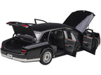 Toyota Century with Curtains RHD (Right Hand Drive) Black Special Edition 1/18 Model Car by Autoart