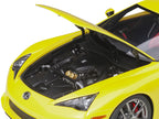Lexus LFA Pearl Yellow with Red and Black Interior 1/18 Model Car by Autoart-2