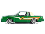 1987 Buick Regal 3.8 SFI Turbo Green Metallic and Cream with Graphics "Get Low" Series 1/24 Diecast Model Car by Motormax-2