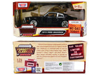 1974 Ford Maverick Black "Forgotten Classics" Series 1/24 Diecast Model Car by Motormax-2
