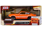 1974 Chevrolet Vega GT Orange Metallic with White Stripes "Forgotten Classics" Series 1/24 Diecast Model Car by Motormax-0