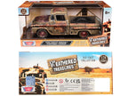 1958 Chevrolet Apache Fleetside Pickup Brown (Rusted) "Weathered Treasures" Series 1/24 Diecast Model Car by Motormax-1