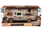 1972 Ford F-100 Pickup Truck Beige (Rusted) "Weathered Treasures" Series 1/24 Diecast Model Car by Motormax-0