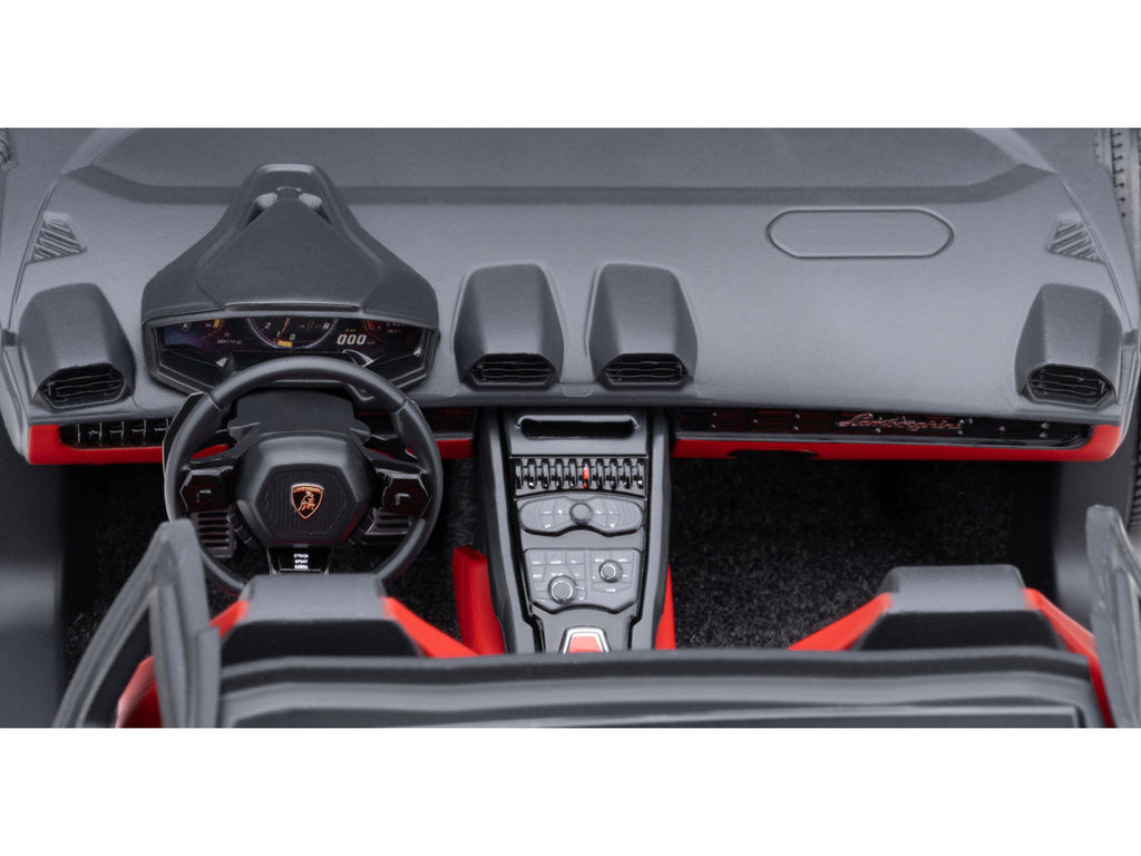 Lamborghini Huracan GT "LB-Silhouette Works" Hyper Red Metallic with Black Top 1/18 Model Car by Autoart-2