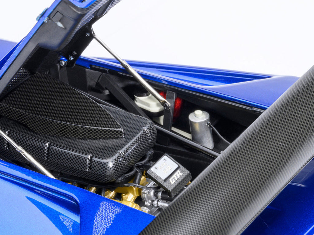 Lamborghini Diablo GTR Monterey Blue Metallic 1/18 Model Car by Autoart-2