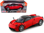 Pagani Huayra Red 1/18 Diecast Car Model by Motormax-1