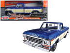 1979 Ford F-150 Pickup Truck 2 Tone Blue/Cream 1/24 Diecast Model Car by Motormax-2
