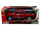 2017 Chevrolet Silverado 1500 LT Z71 Crew Cab Metallic Red 1/27 Diecast Model Car by Motormax-2