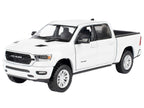 2019 RAM 1500 Laramie Crew Cab Pickup Truck White "Timeless Legends" Series 1/24 Diecast Model Car by Motormax-1