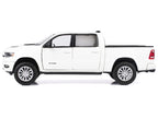 2019 RAM 1500 Laramie Crew Cab Pickup Truck White "Timeless Legends" Series 1/24 Diecast Model Car by Motormax-2