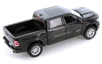 2019 RAM 1500 Laramie Crew Cab Pickup Truck Black 1/24 Diecast Model Car by Motormax-1