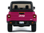 2021 Jeep Gladiator Overland Pickup Truck Purple with Matt Black Top 1/24 Diecast Model Car by Motormax-3