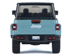 2021 Jeep Gladiator Rubicon (Closed Top) Pickup Truck Blue with Black Top 1/27 Diecast Model Car by Motormax-1