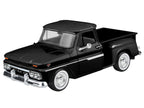 1966 GMC C1000 Fenderside Pickup Truck Black "Timeless Legends" Series 1/24 Diecast Model Car by Motormax-0