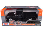 1966 GMC C1000 Fenderside Pickup Truck Black "Timeless Legends" Series 1/24 Diecast Model Car by Motormax-1