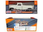 1977 Ford F-150 Custom Pickup Truck White "Timeless Legends" Series 1/24 Diecast Model Car by Motormax-2